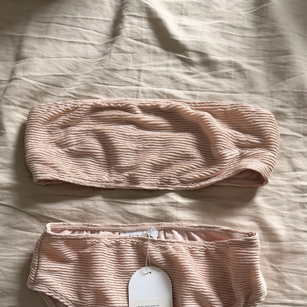 Rumer the label Cassidy bandeau swim top